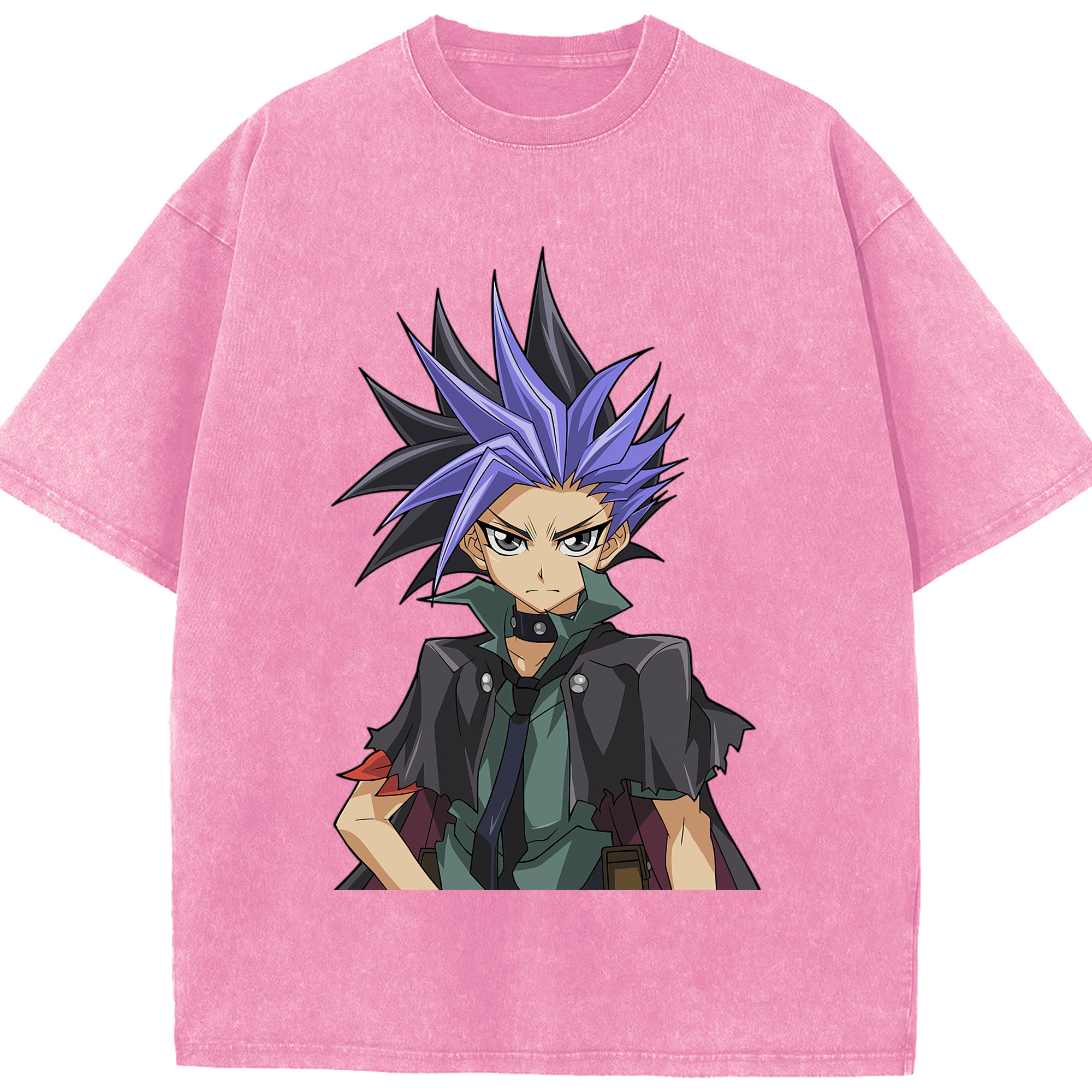 （画像用） 遊☆戯☆王 Yu-Gi-Oh! 綿100% ヴィンテージ風 半袖Tシャツ（フロントプリント）